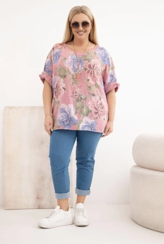 Bluzka w kwiaty Peony