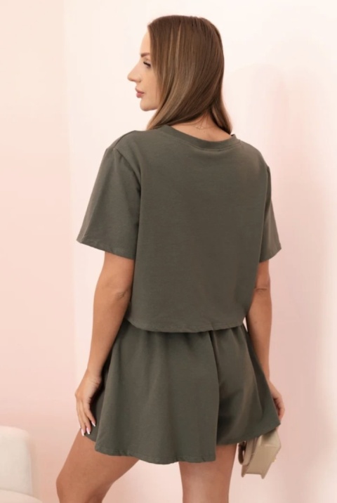 Komplet bawełniany t-shirt + spodenki
