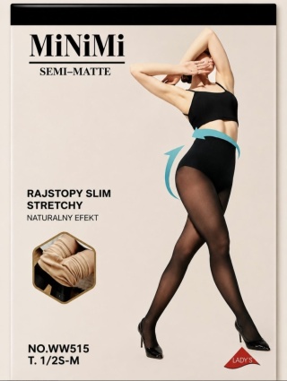 Rajstopy druga skóra Slim Stretchy